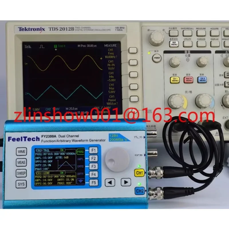 Fy6300/Fy2300 Dual-Channel DDS Function Any Wave Generator Signal Sources/Frequency Meter