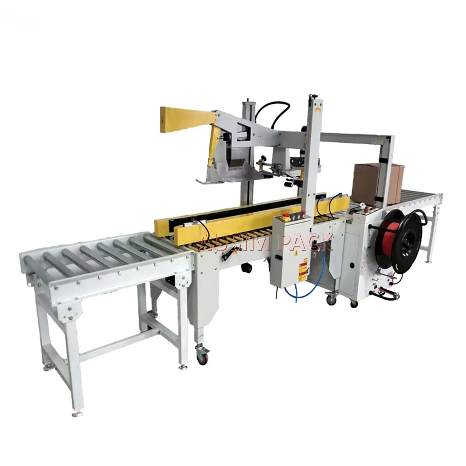 Best Selling Carton Box Automatic Sealing and Strapping Machines SFX-07+SDB-101A