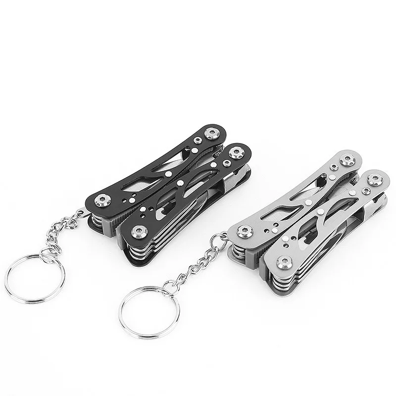 Navaja Multiusos Plegable, Alicates de Bolsillo, Mini Herramienta Portátil Plegable para Caza, Supervivencia, Rescate, Táctica, Reparaciones