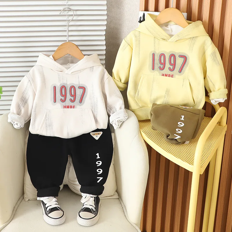 

Boys Clothes Sets Spring Autumn 2025 Children Sweatshirts Pants 2pcs Sports Hoodies Suit For Baby Outfits Kids Tracksuit Toddler