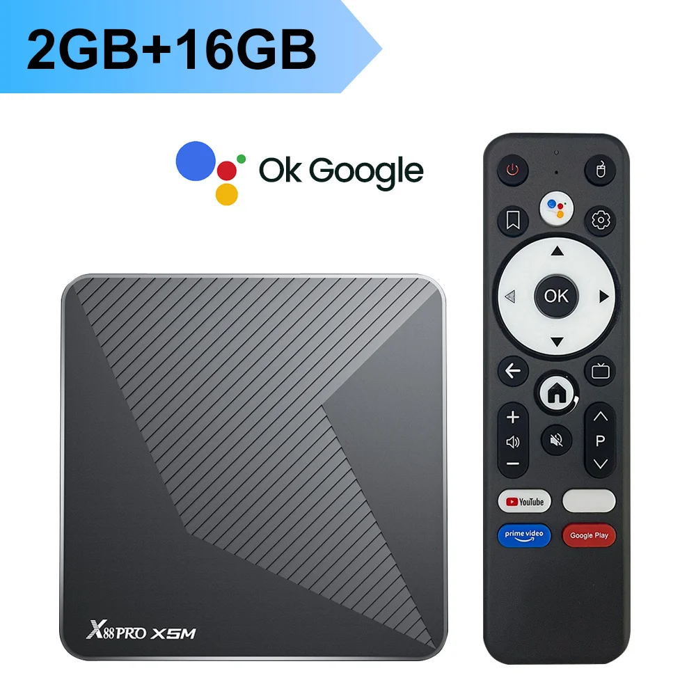 X88 Pro X5M TV Box Android14 Amlogic S905X5M (S905A) Quad-core