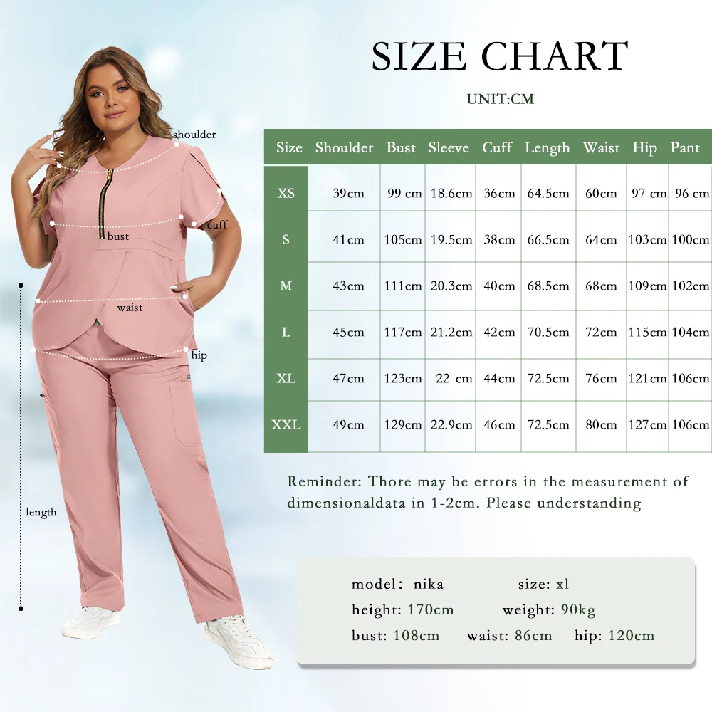 Uniforms Beauty New High-quality Nursing Uniform Scrubs for Women Set Pet Surgery Medical Suit Hospital Doctors Special Uniforms