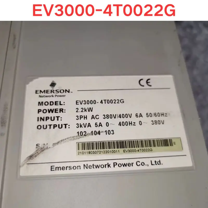 Convertidores de frecuencia de EV3000-4T0022G Emerson usados, 2,2 kW, prueba funcional OK