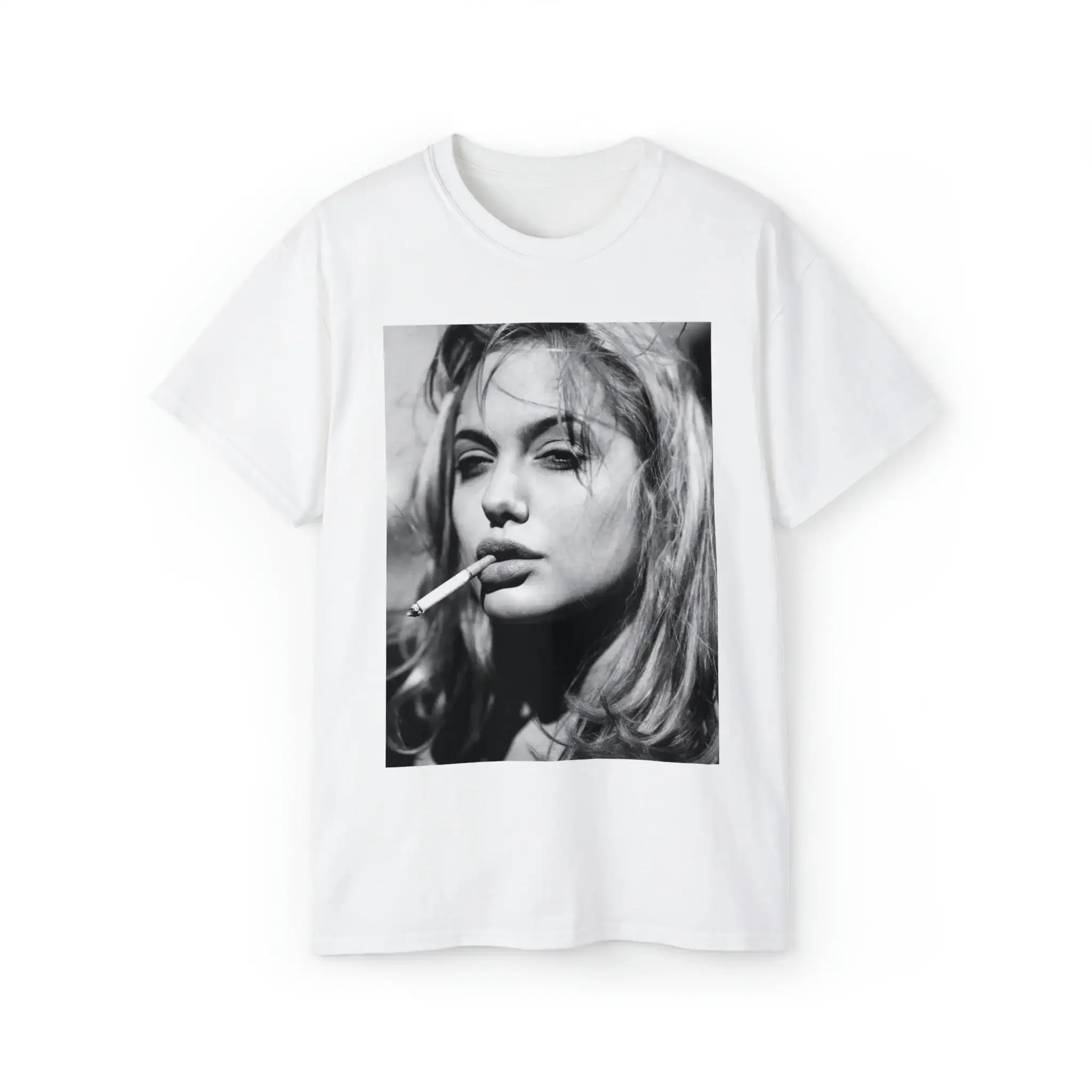 Angelina Jolie Unisex Ultra Cotton Tee T-shirt Art Tshirt