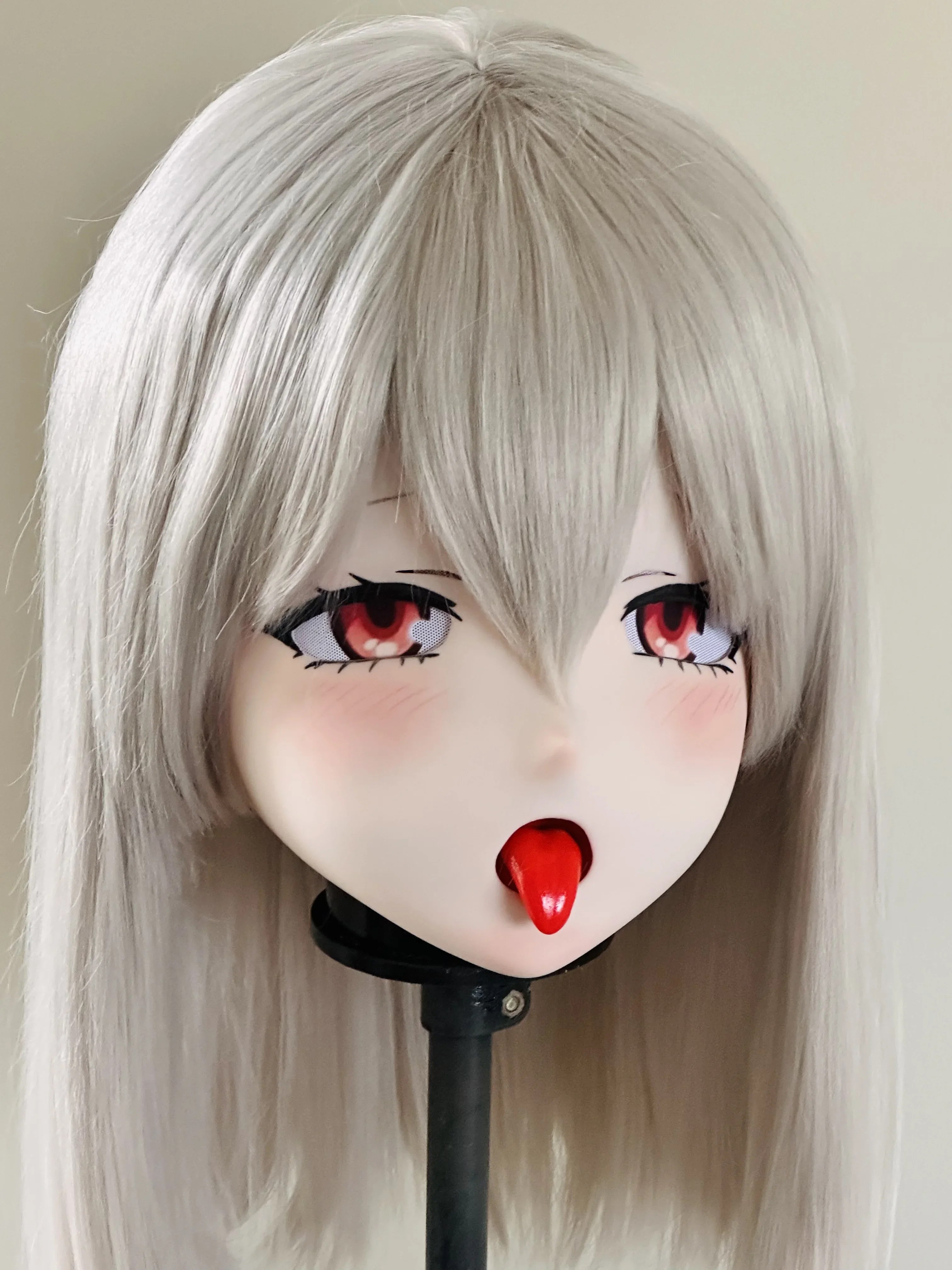 (XYQ) تخصيص شخصية كروسدرينج أنثى فتاة PLA كامل الرأس مع قفل أنيمي تأثيري اليابانية Animego Kigurumi قناع