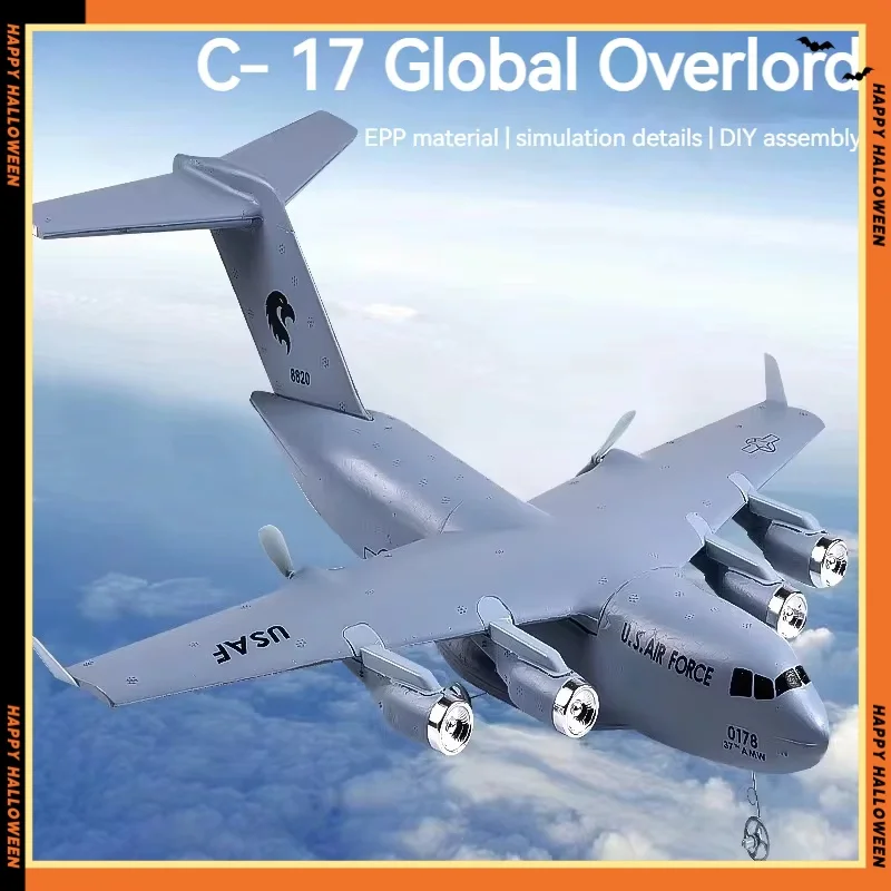 

50CM US C-17 Military Transport Aircraft RC Glider 2.4G Remote Control EPP Foam Fixed Wing Model Toy Gift for Kids And Adults