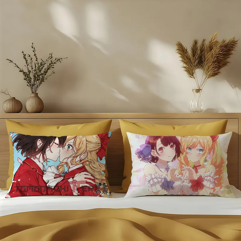Watashi no Oshi wa Akuyaku Reijou cushion cover Sofa living Room Office Rectangle Pillow Home Coffee Shop Bedding Hit product