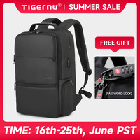 Tigernu Men Expandable Backpack 15.6-19inch Laptop Backpack For Men RFID Anti Theft Bag Travel Bag Schoolbag Cabin Bags Knapsack