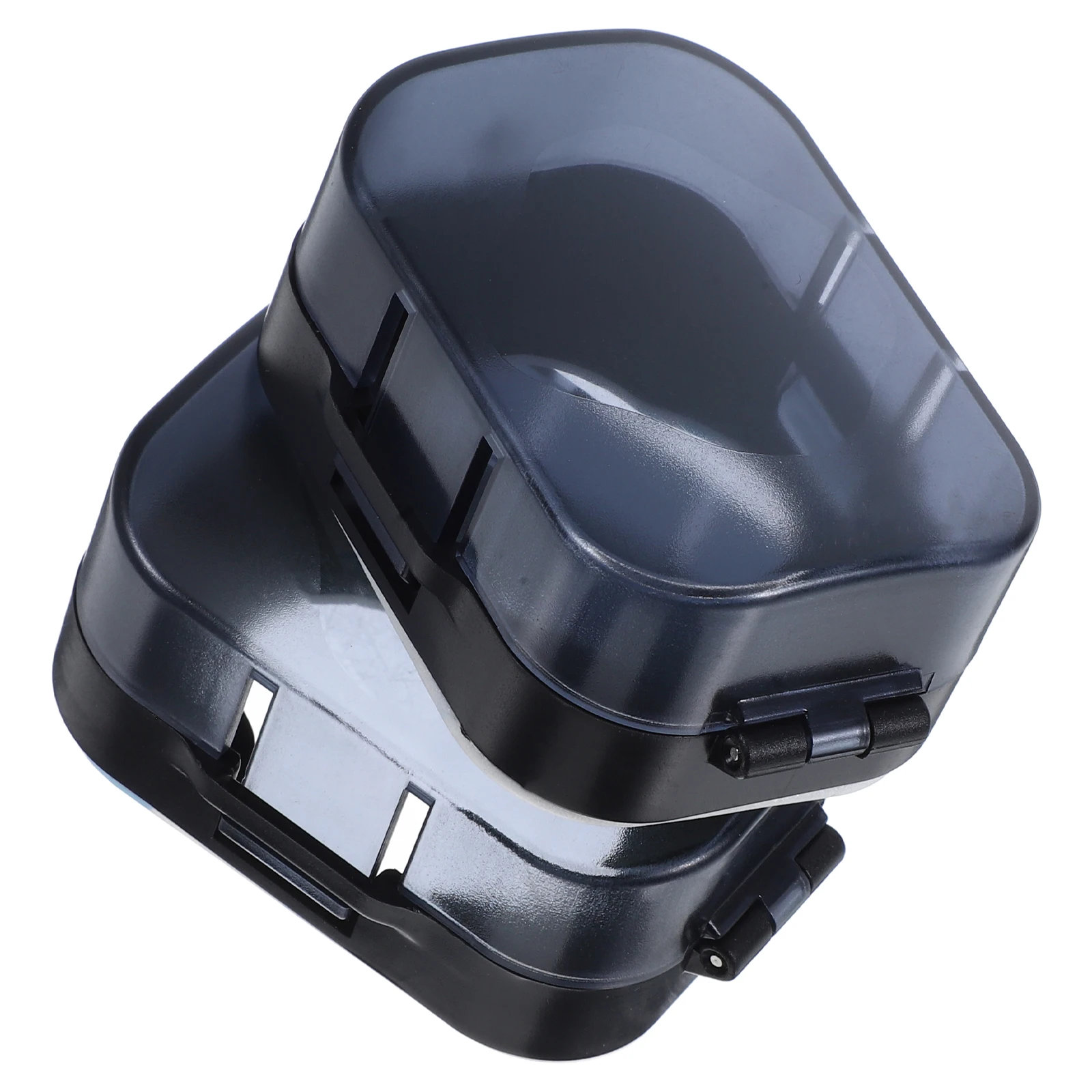 

2pcs Lock Cover Black Door Handles Baby Proof Child Safety Locks Plastic Protector Home Toddler Door Lock Security