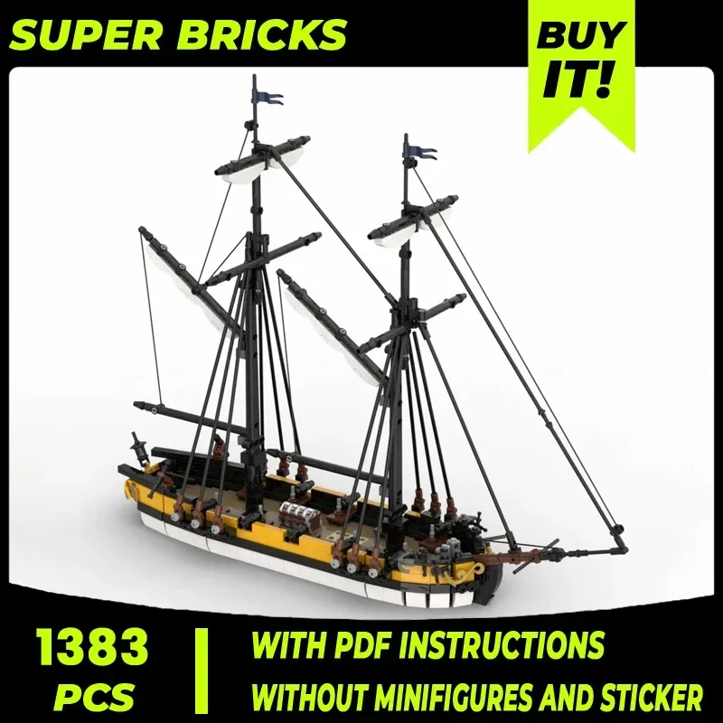 Military Model Moc Building Bricks Royal Navy Chartered War Boat Technology Modular Blocks Gift Christmas Toys DIY Sets Assembly