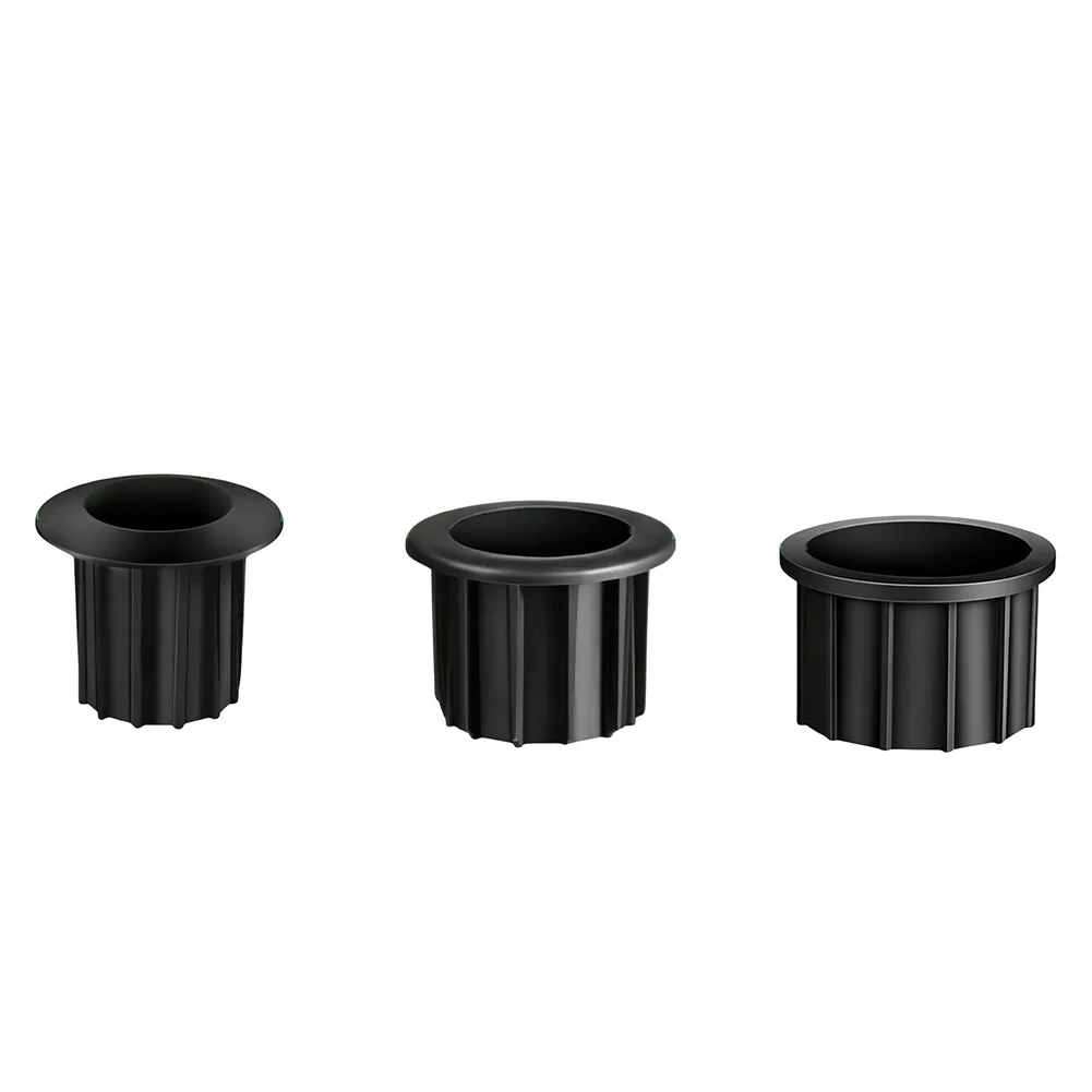 Plastic Umbrella Stand Support with PVC Sleeve Variants for 32mm 38mm and 48mm Poles Used in Patio Garden and Event Setups