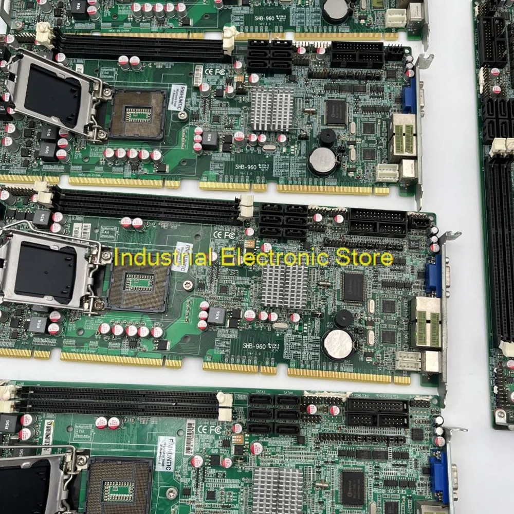 1Pcs Industrial Control Embedded Motherboard Full Length 1155 Pin IPC SHB-960 Ver:1.0 