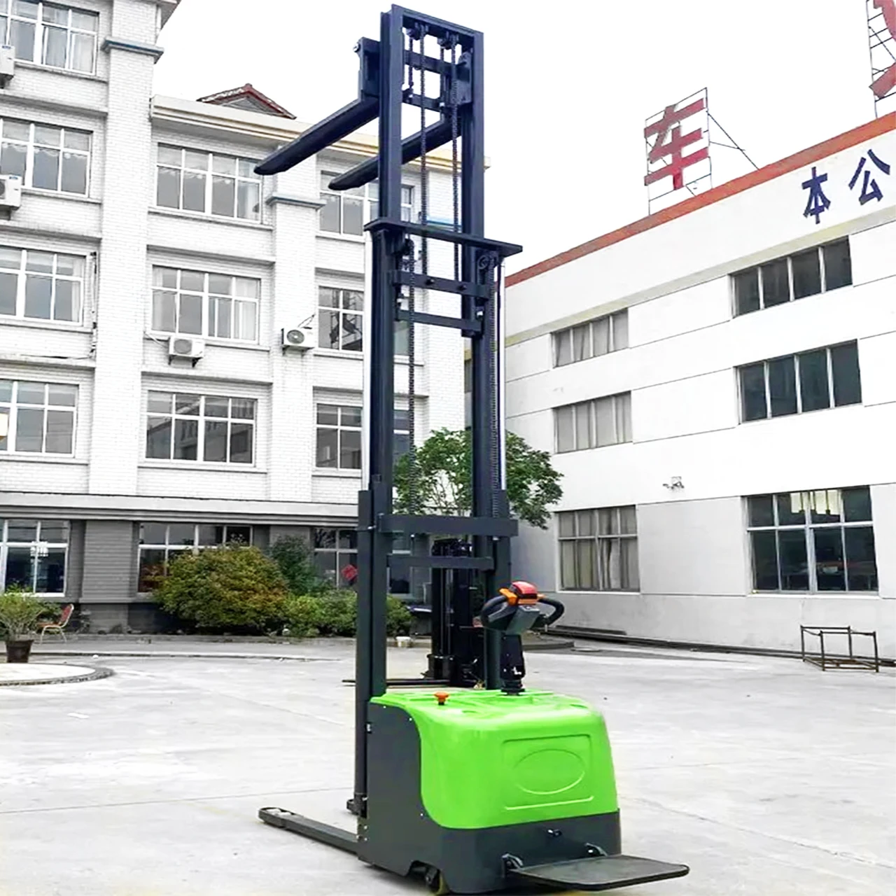 Fast Delivery 2000kg Self Lift Stacker 1500kg Full Electric Self Load Stacker Lithium Battery Self Lifting Stacker Forklift