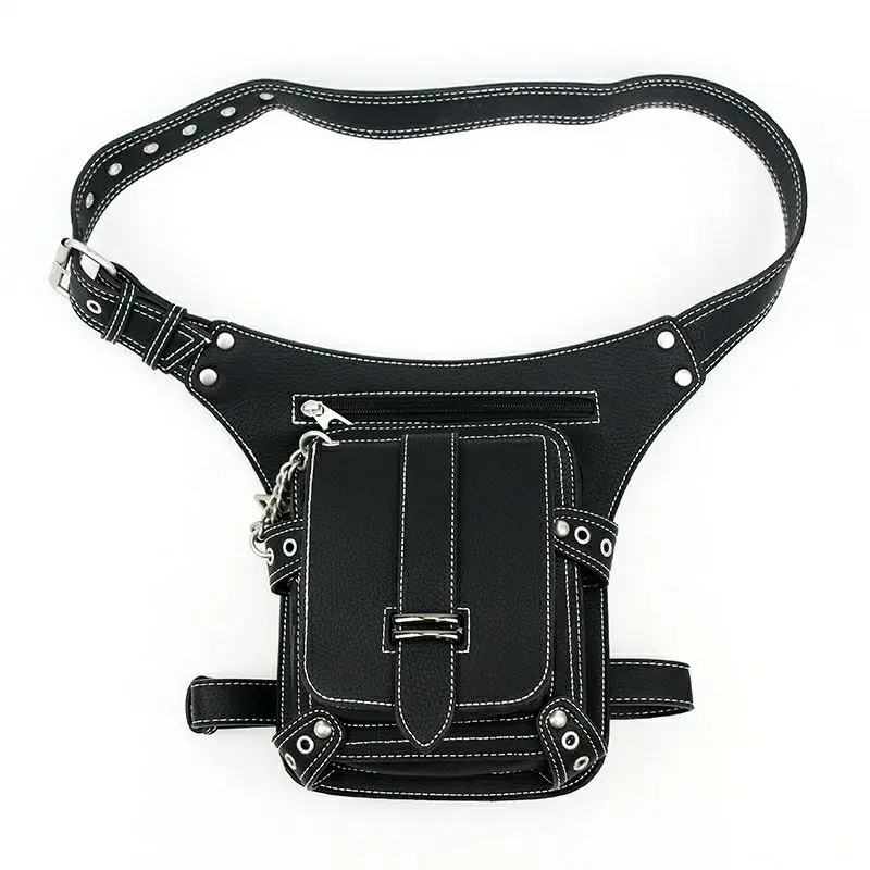 Steampunk retro Fanny pack men's outdoor shoulder crossbody bag women's phone Fanny pack motorcycle bag Crossbody woman Handbag