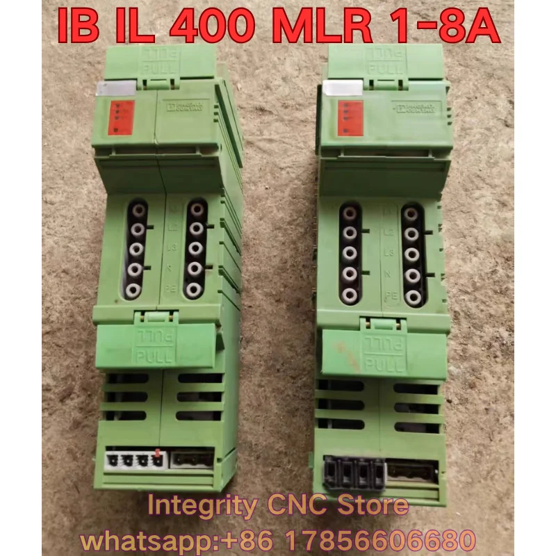 Second-hand  IB IL 400 MLR 1-8A PLC module 2727365 functional test is normal