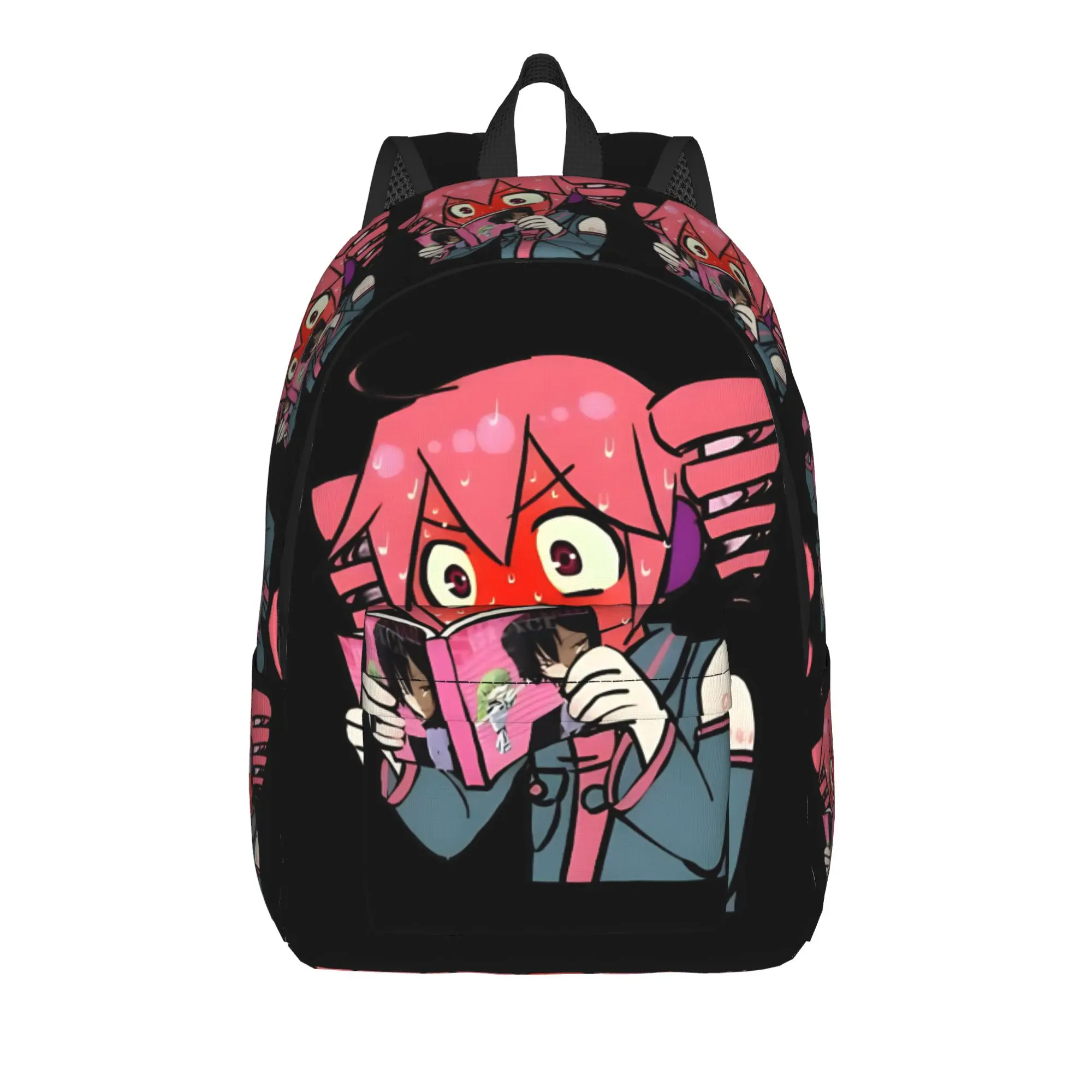 カサネテト-vocaloid-アートバックパック大学バックパック男性クール高校バッグデザイン耐久性のあるリュックサック