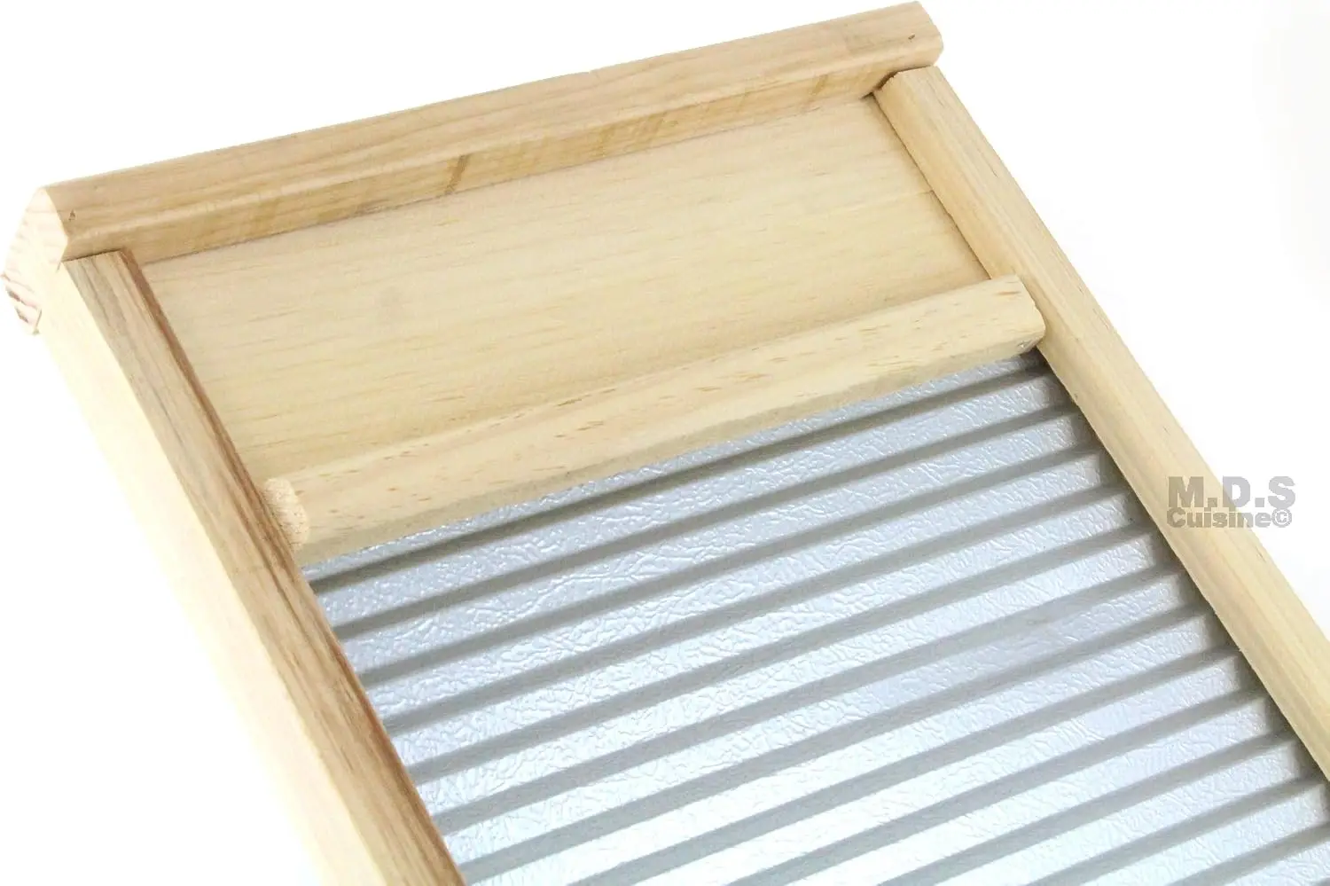 Wooden Washboard Galvanized Sheet Vintage Laundry Tool