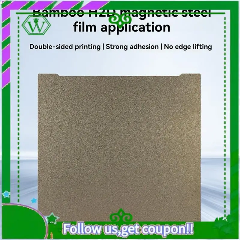 

Reliable-Double-Sided PEI Build Plate Magnetic Sheet Spring Steel Support Doublesided Printing For Bambu Lab H2D 3D Printer