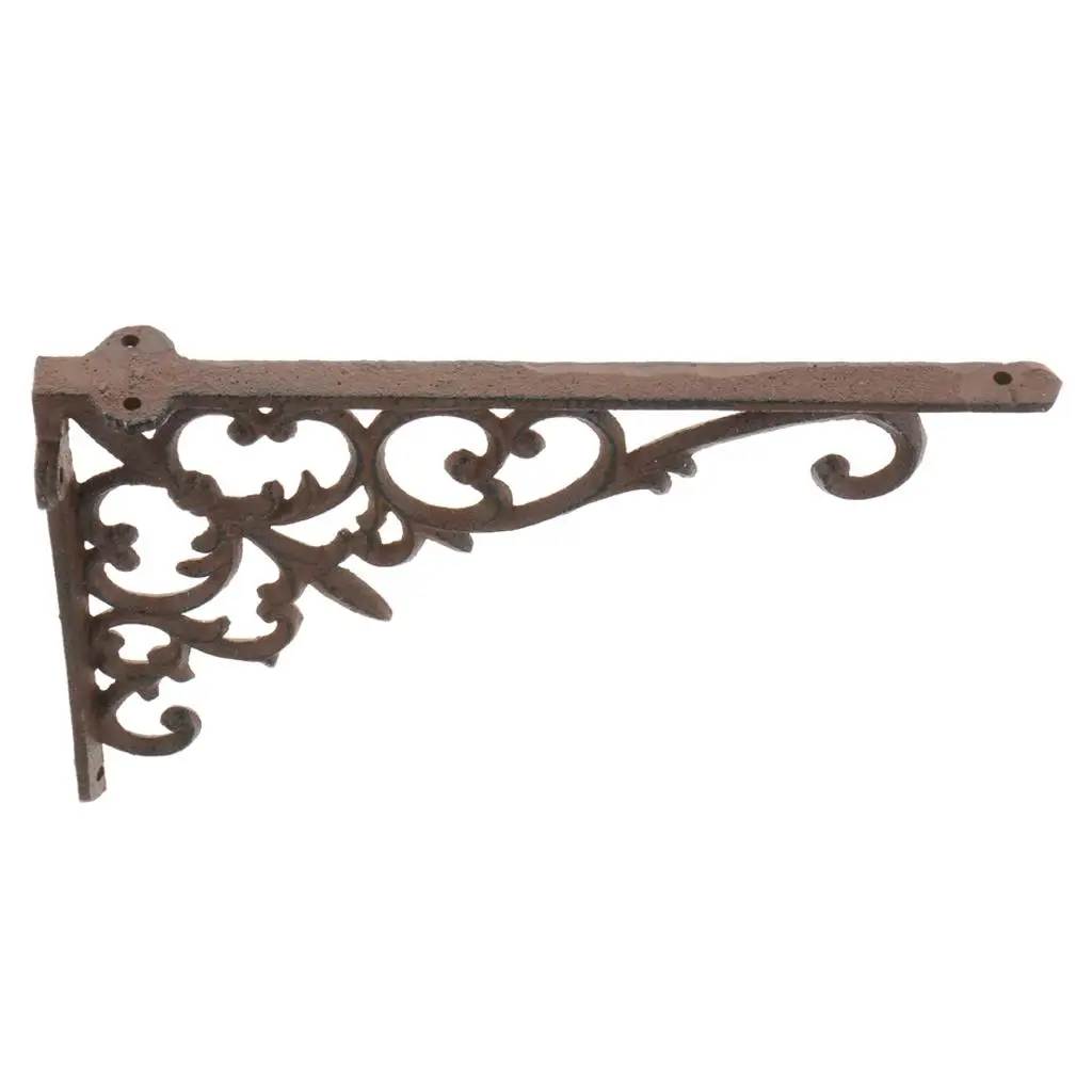 Metal Braces Shelf Bracket Industrial Style Iron Corner Shelf Support for Decor Storage Shelf in Bar Hotel