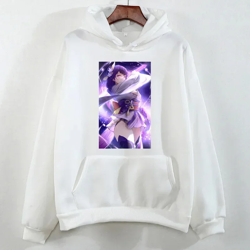 

Funny Women Hoodies Cute Anime Graphic Print Versatile Round Neck Long Sleeve Casual Sweatshirts 2024 New Unisex Clothing Tops