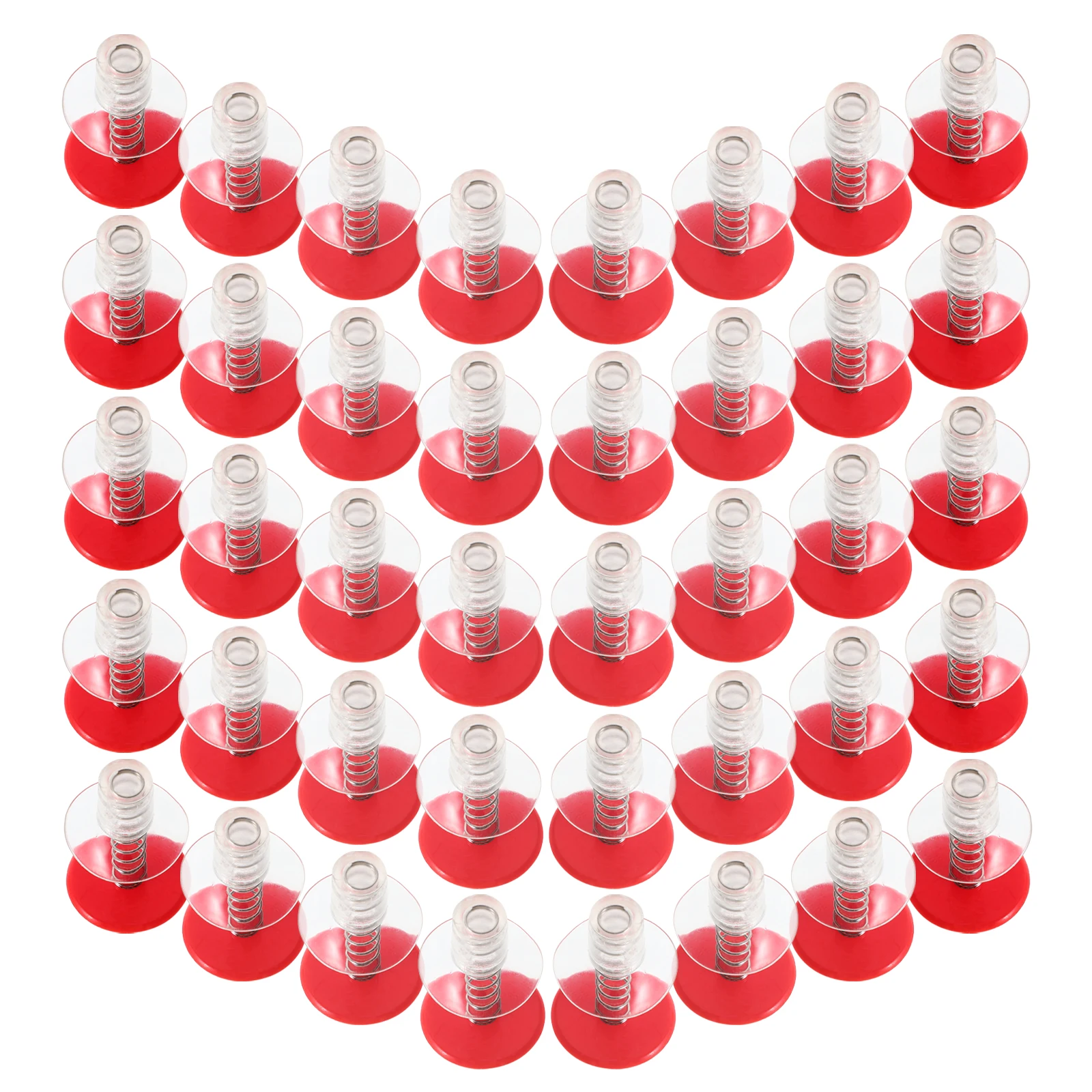 

50pcs Spring Suction Cup Parts Creative Diy Bouncing Playthings For Kids Toddlers Relaxing Intelligence Party Favors Stocking