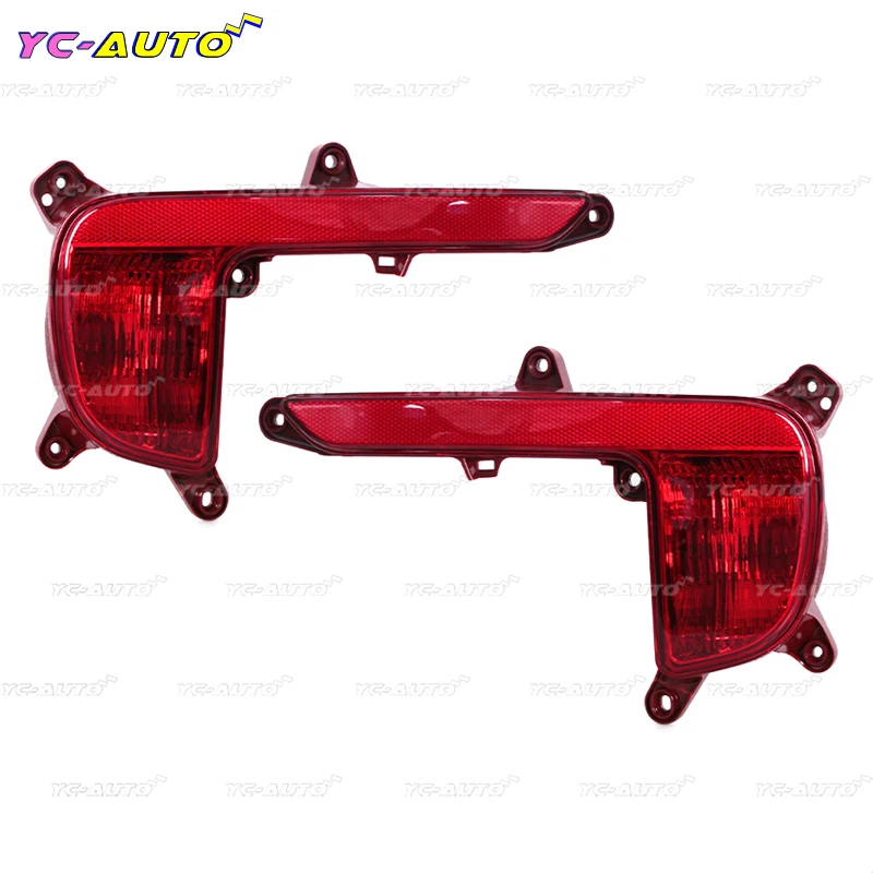 Car Rear Bumper Brake Light Fog Reflector Light Tail Warning Lamp For KIA Rio Hatchback 2016-2017 Car Accessories