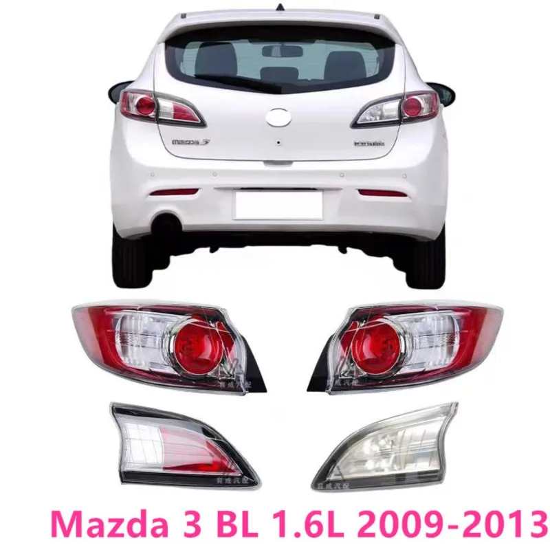 

For Mazda 3 BL 1.6L 2009-2013 5D Hatchback Inside Outside Rear Tail Light Turn Signal Car Taillight Without Bulb