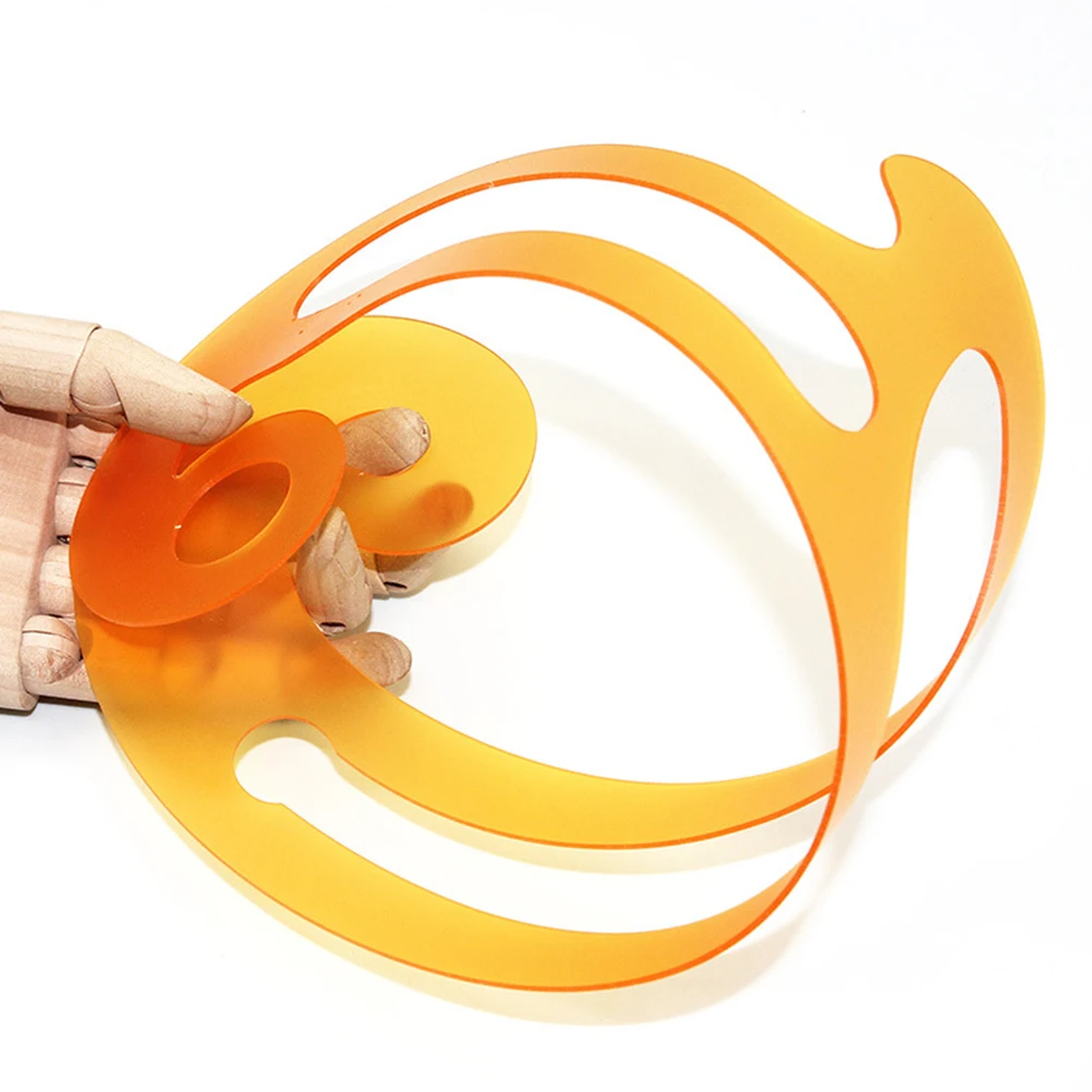 2 قطعة مسطرة منحنية DIY بها بنفسك الخياطة الدقة خياط أداة للحرف اليدوية الملابس التدقيق حاكم النسيج قطع قالب أداة الرسم