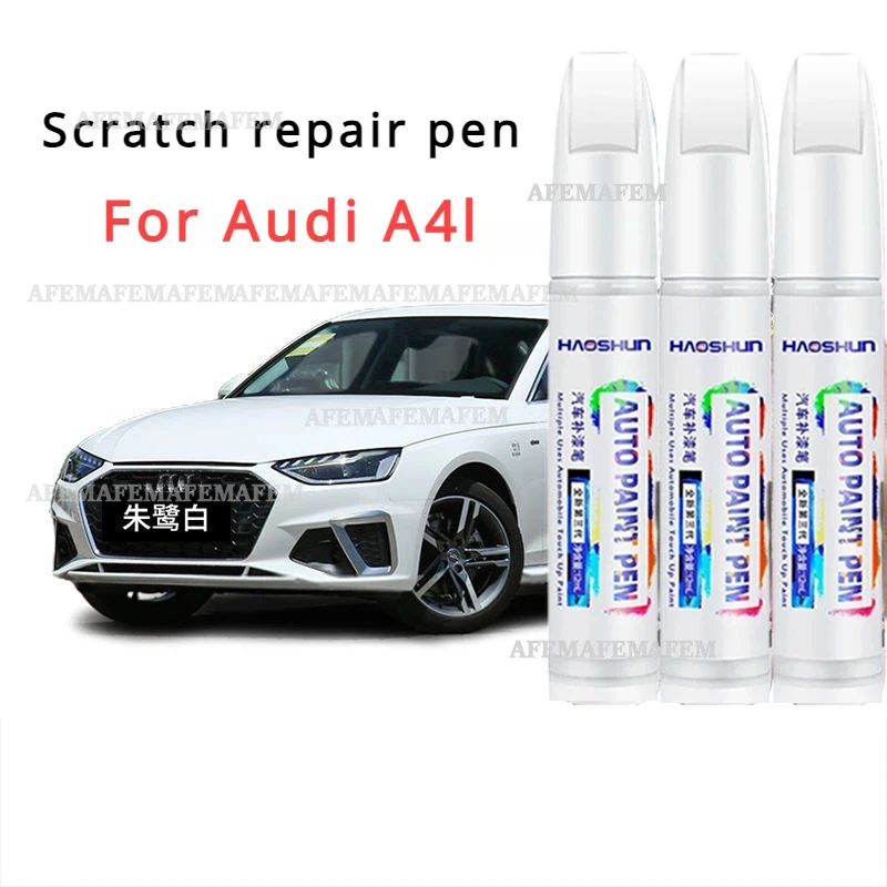 For Audi A4L Car Paint repair Pen Zhu Lu white phantom black original factory car paint surface scratch For Audi A4L paint pen