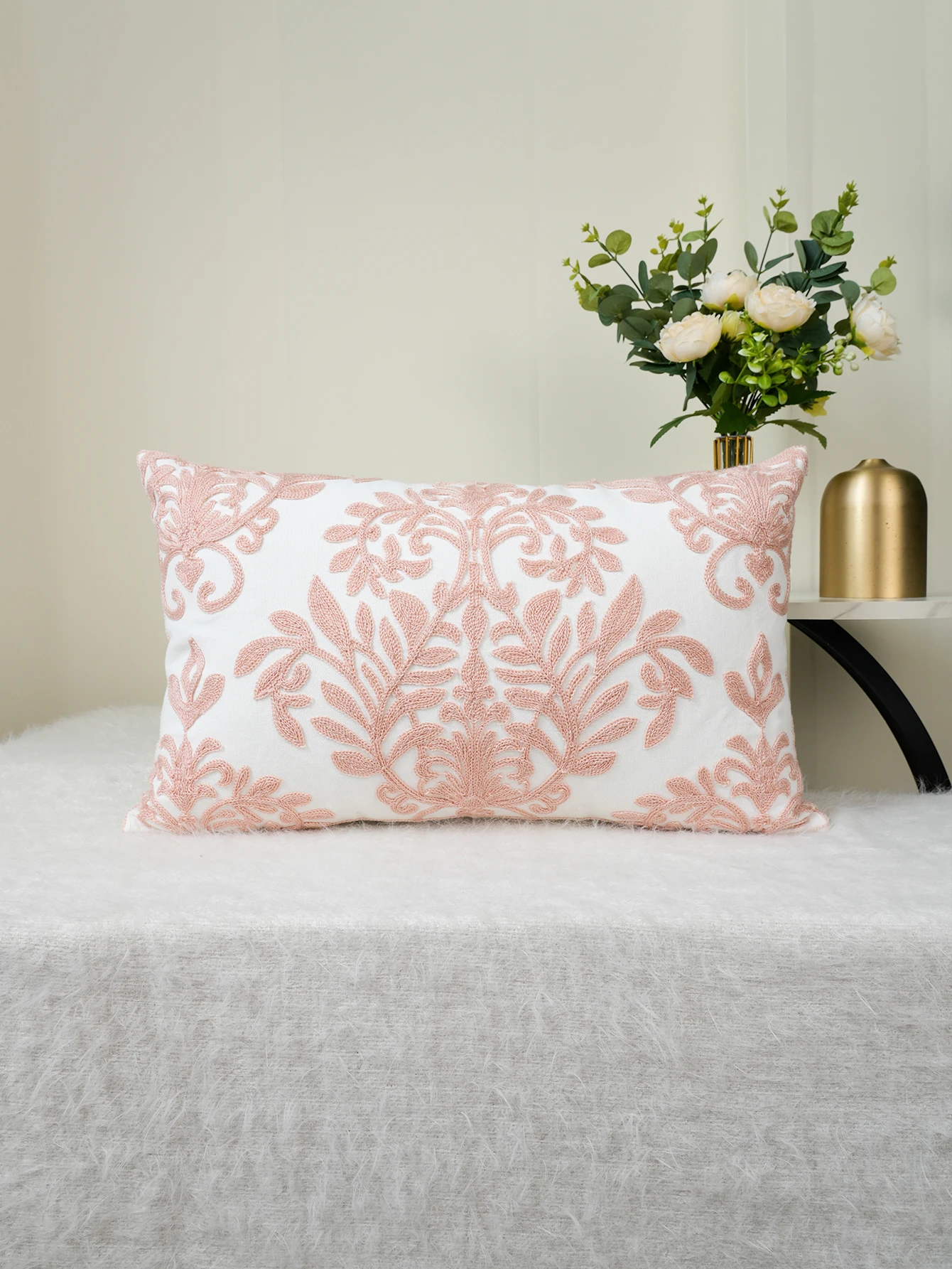 1pc, Mandala Floral Embroidery Home Decor Living Room Throw Pillow Case Throw Pillow Cover Without Insert