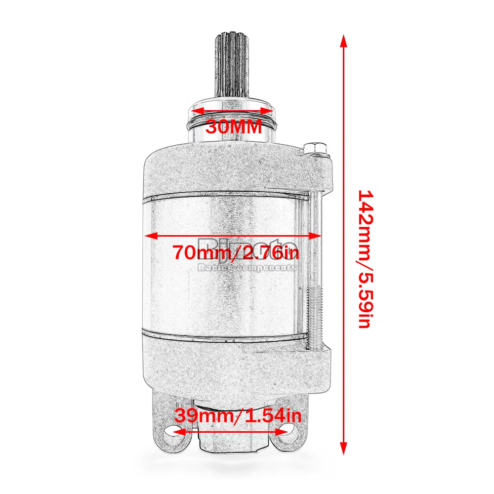 Motorrad-Anlasser für K-TM 450 SX-F SXS-F XC-F EXC SMR Rally 505 XC-W SX ATV 77340001000 78140001000 FC450 FE450 FE501 – Detail 10