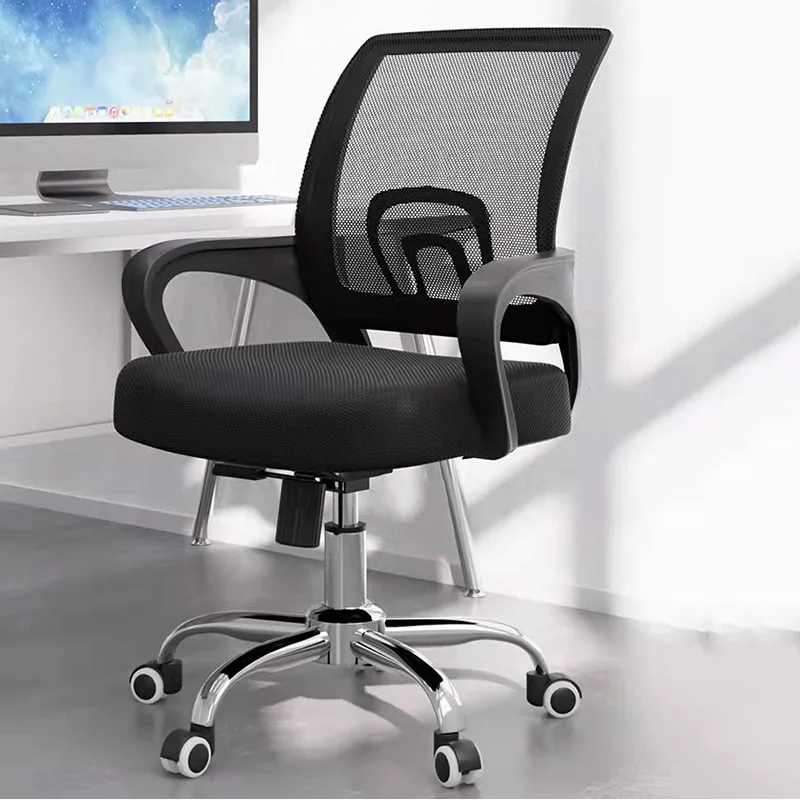 

Black Computer Office Chair Support Adjustable Modern Ergonomic Chair Comfy Armchair Designer Sillas De Oficina Office Furniture