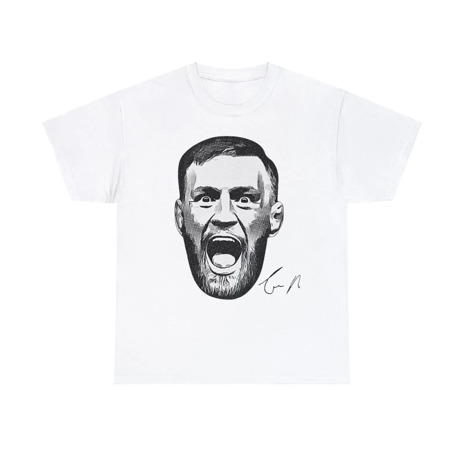 Conor McGregor 90s Vintage Bootleg Style Boxer T Shirt Big Face Signature vintage Washed fashion streetwear designer clothes