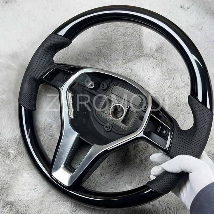 For Mercedes custom Wood Wooden steering wheel A CLA W176 A B C E W204 C63 W246 W212