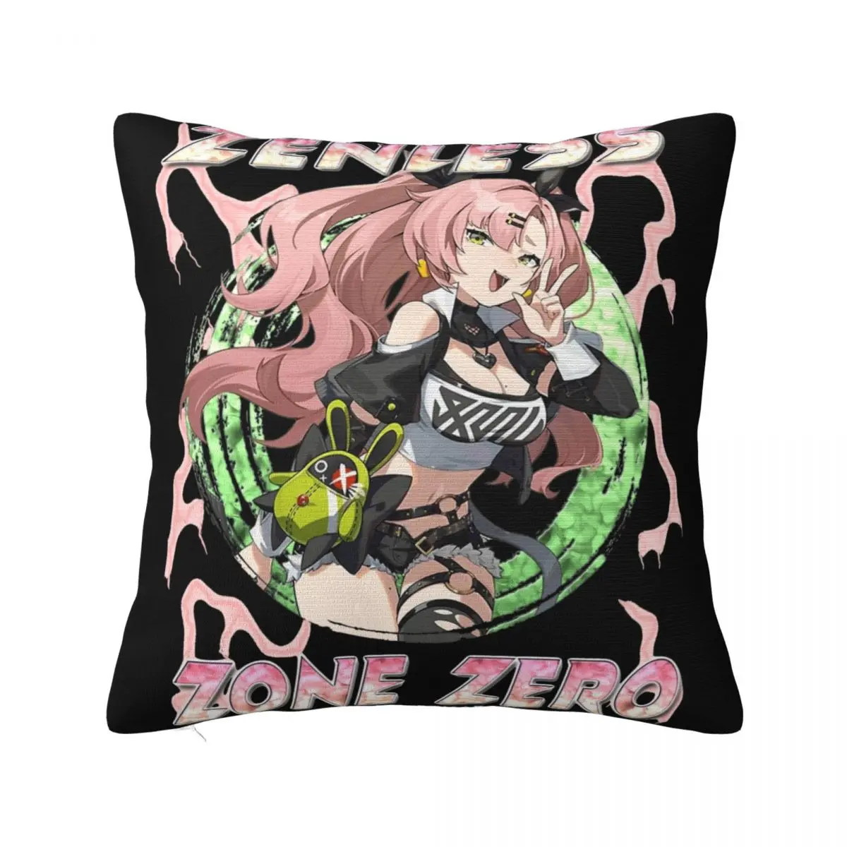 Seat Decoration Game Zenless Zone Zero Nicole Demara Pillowcase Stuff Pillow Cover Square Multi Size