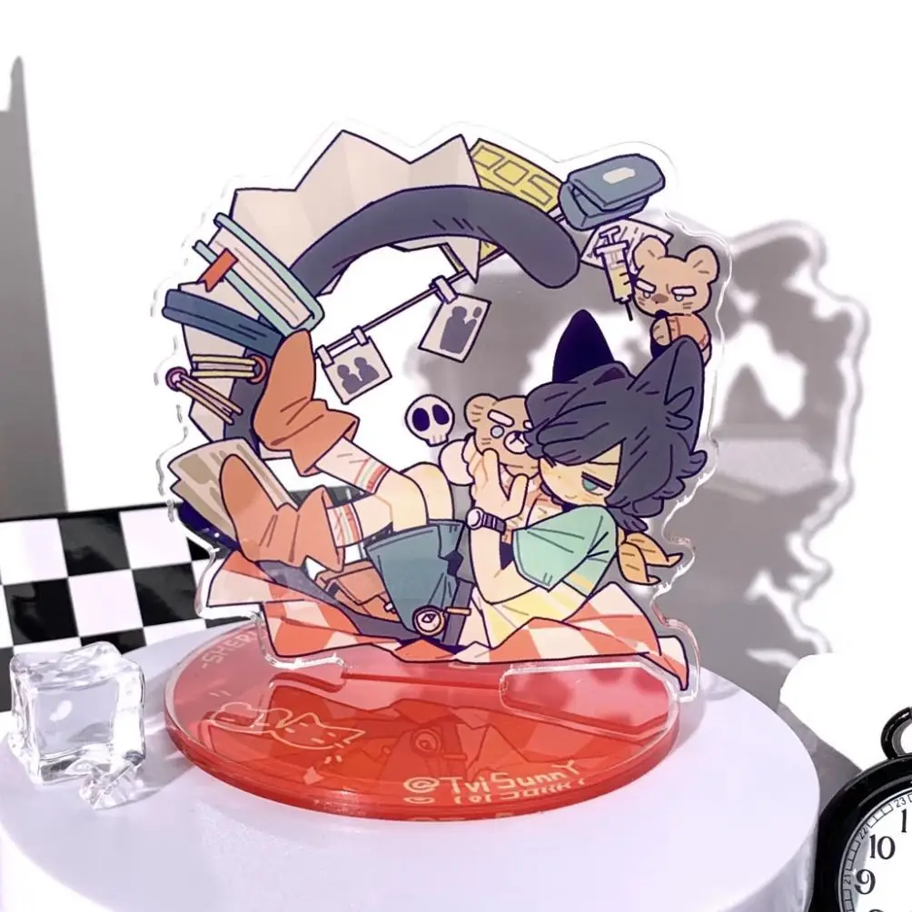 Sherlock Anime Figure ‌Cartoon Toy Figures Woman Fashion Cosplay Creative Action Stand Figurine Model Doll Toys Acrylic Gift