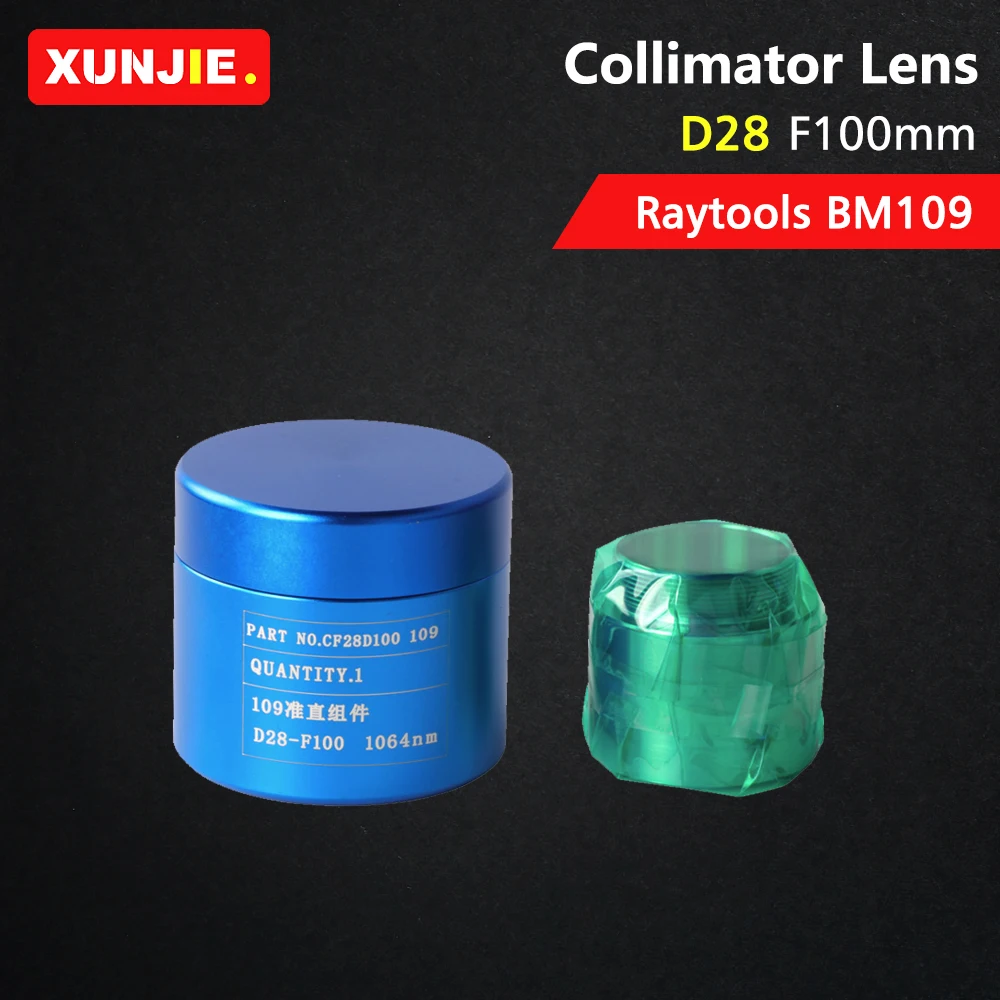 Imagem -02 - Raytools-foco Laser de Fibra Lente Colimadora Cabeça de Corte a Laser para Raytools Bm109 D28 F100 125 mm Alta Qualidade