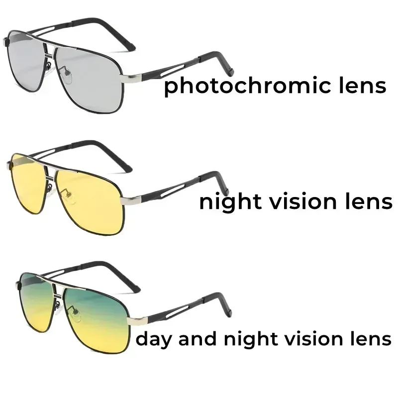 Outdoor Anti-UV Women Men\'s Color Changing Polarized Sunglasses Unisex Driving Fishing Sun Shades Eyeglasses Optical UV400