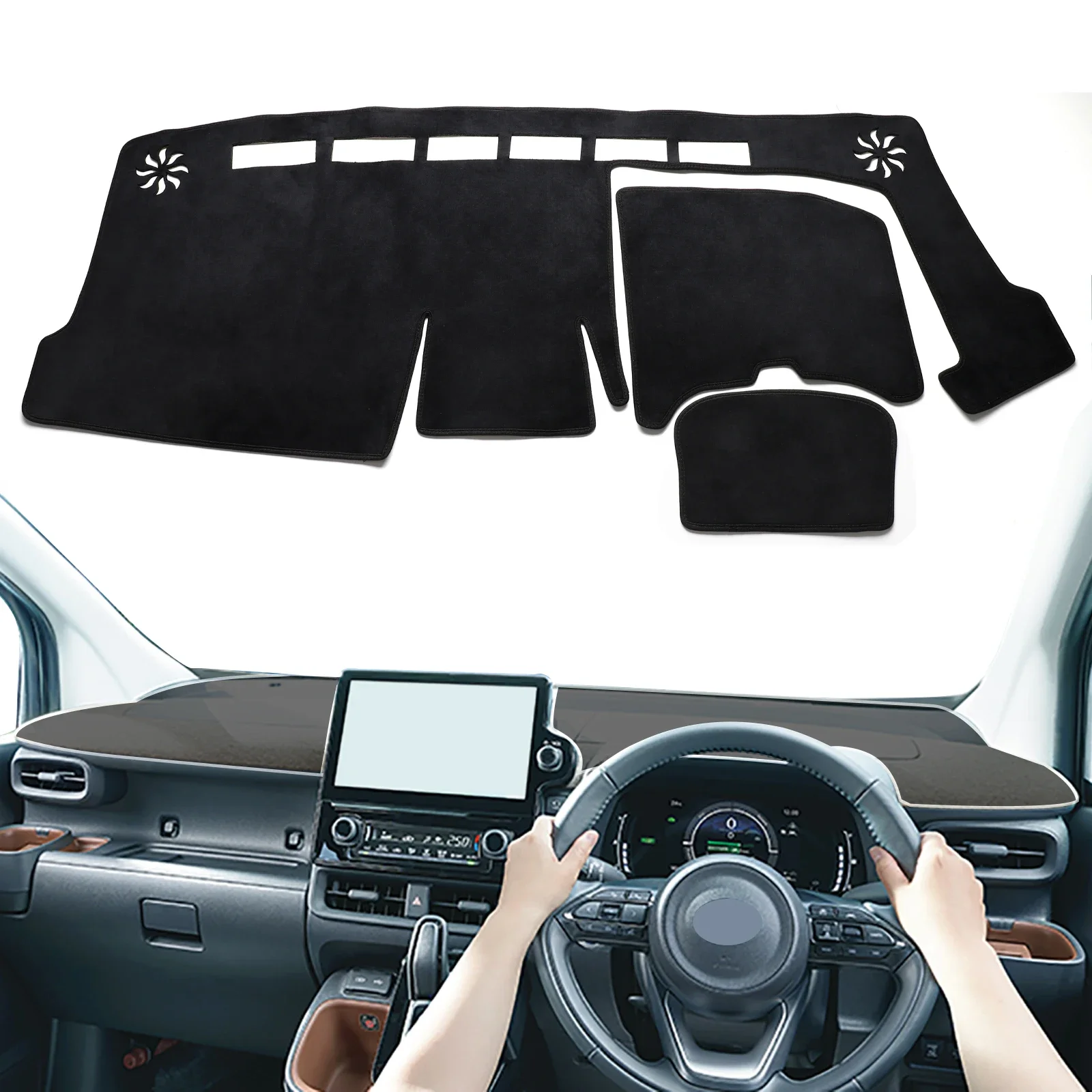 for Toyota Sienta 2022-2024 Dashboard Pad Cover Dash Mat Dashmat Protective Sunshade Accessories Carpet