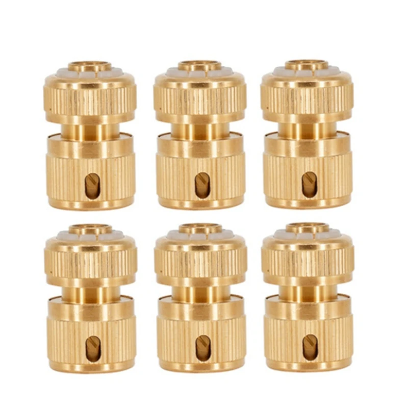 

1/2 Inch Quick Connect Swivel Connector Garden Hose Coupling Systems For Watering Irrigation Brass-Coated Hose Adapter