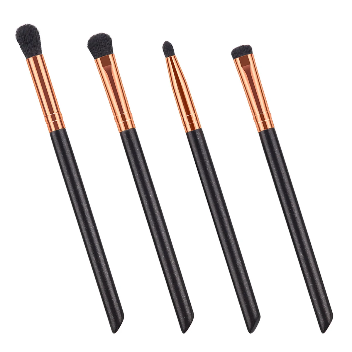 4 قطع فرشاة لمكياج العيون وأحمر الخدود ومستحضرات التجميل وبودرة الوجه وكريم النساء #2