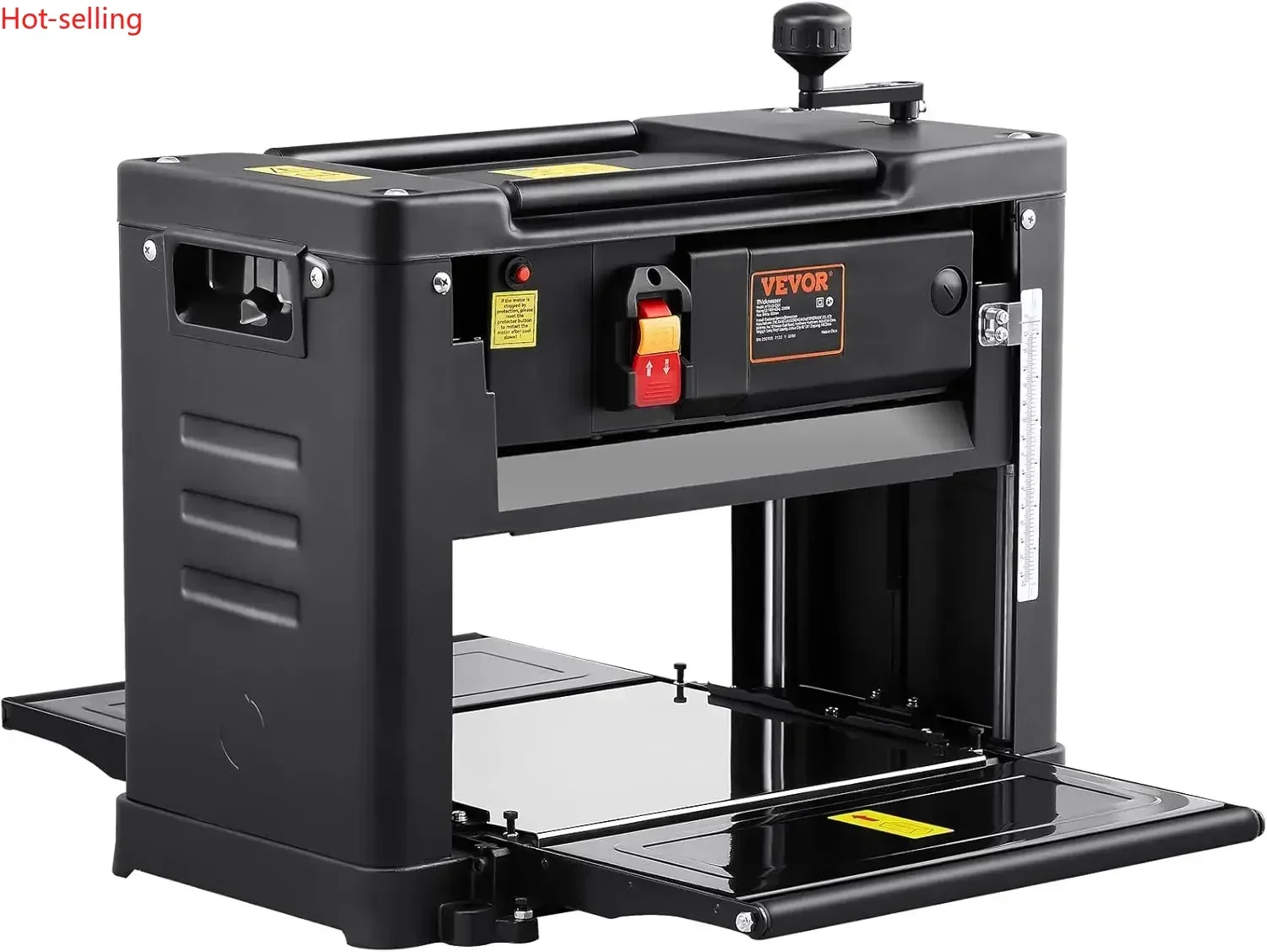 13 Inch Benchtop Wood Planer Two Blade Thickness Planer 15Amp 1800W Motor 12 Extended Infeeding