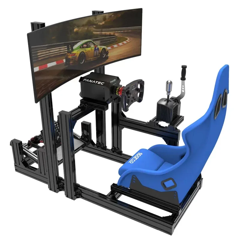 4040 8040 kit black aluminium extrusion profile frames racing sim car cockpit simulator Sim Racing chassis S-Dream