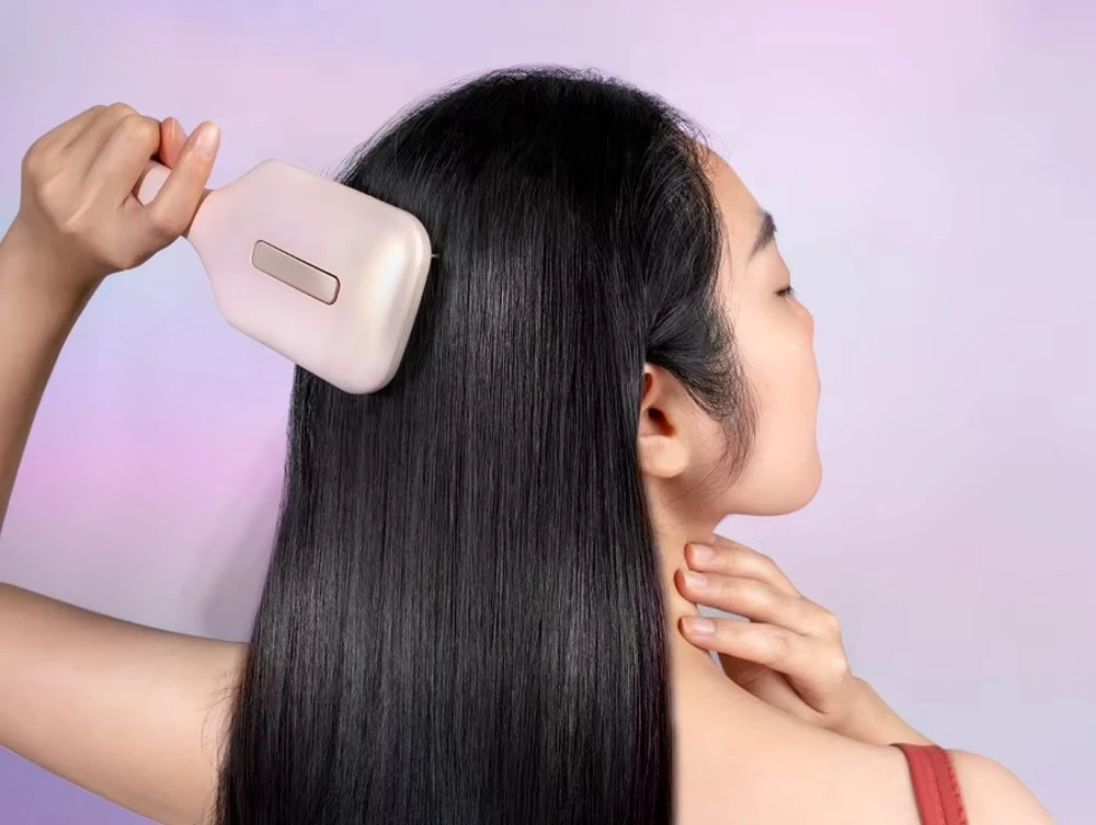 Scalp Massager Comb Hair Styling Brush Air Cushion Micro Vibration Serum Dispenser Hair Oil Applicator Liquid Guide Comb