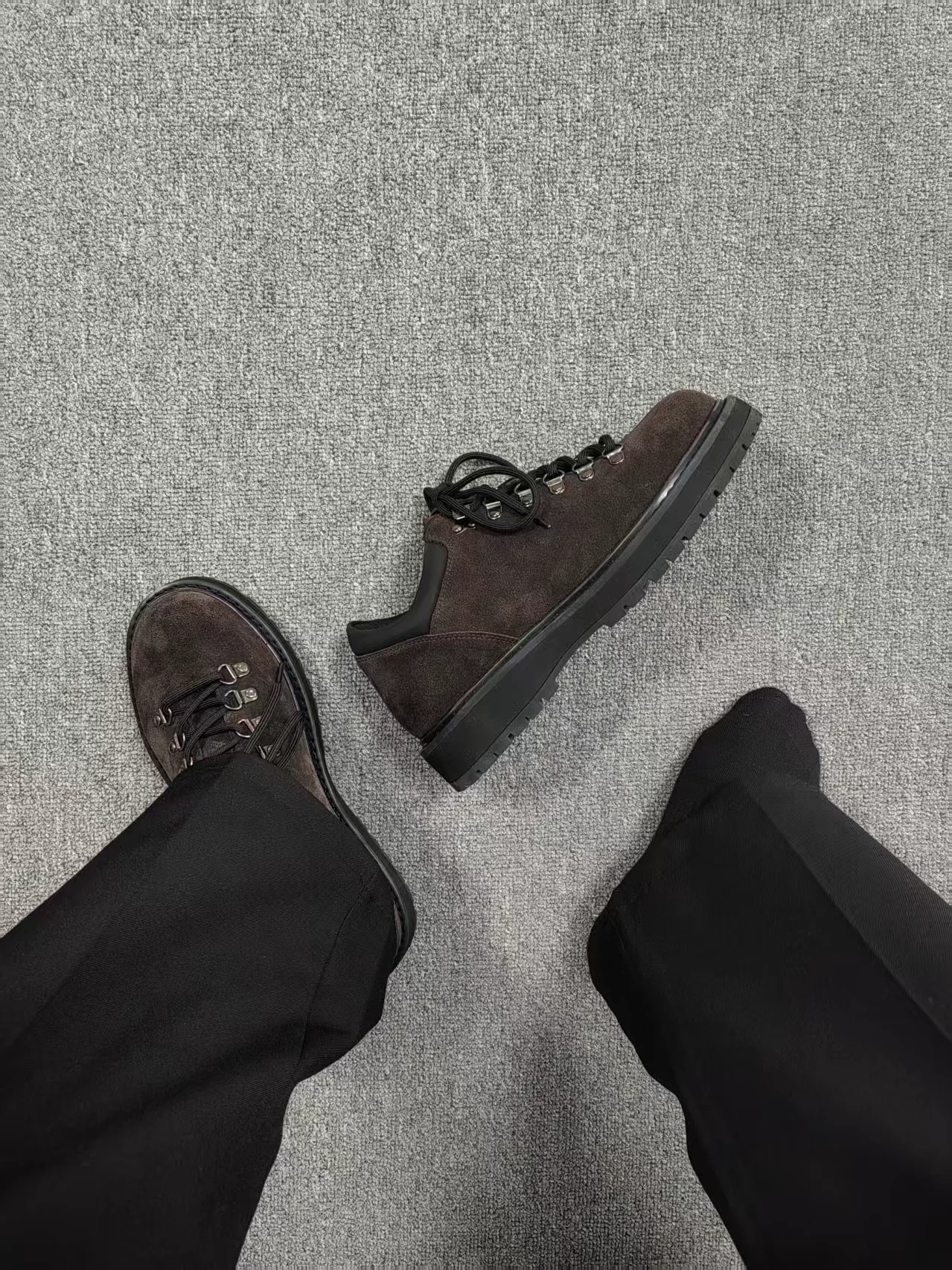 2025 New shock-absorbing sneakers men and women's models high rebound platform hiking shoes non-slip lightweight running shoes