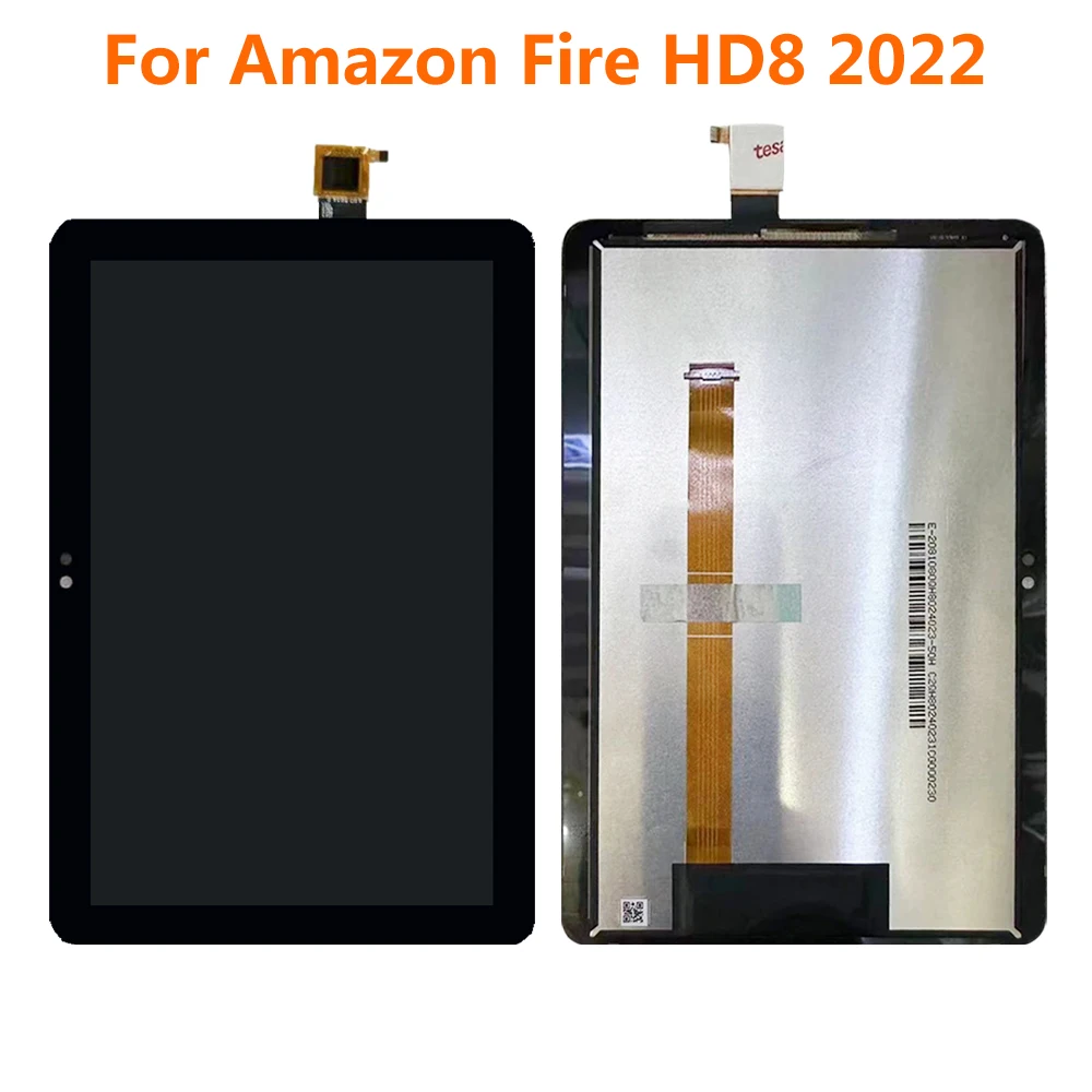 

8" Display HD 8 2022 For Amazon Kindle Fire HD8 2022 12TH Gen LCD Display Touch Screen Digitizer Assembly Replacement Parts