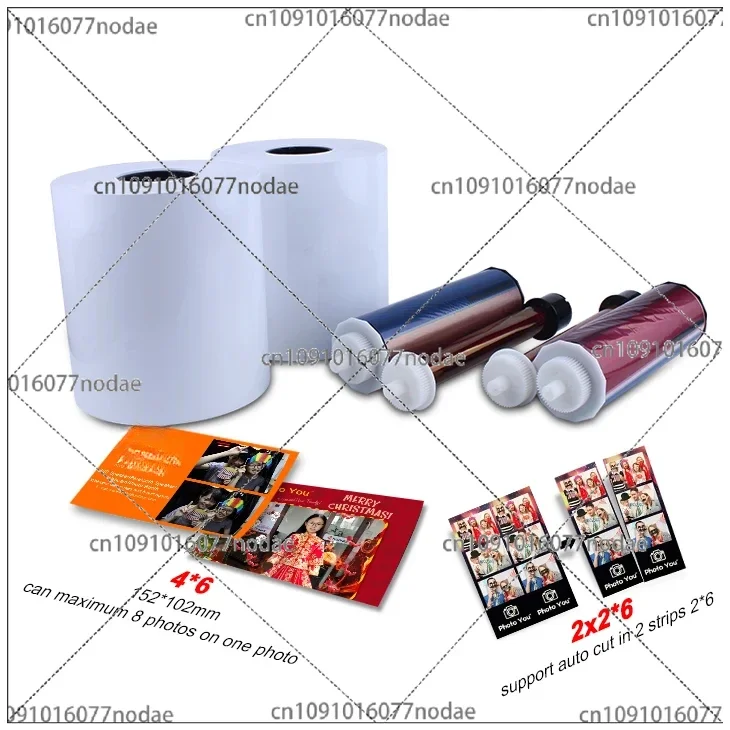 Papel Fotográfico Hiti P520l P525l 4x6 Polegadas, 1000 Impressões por Cartão