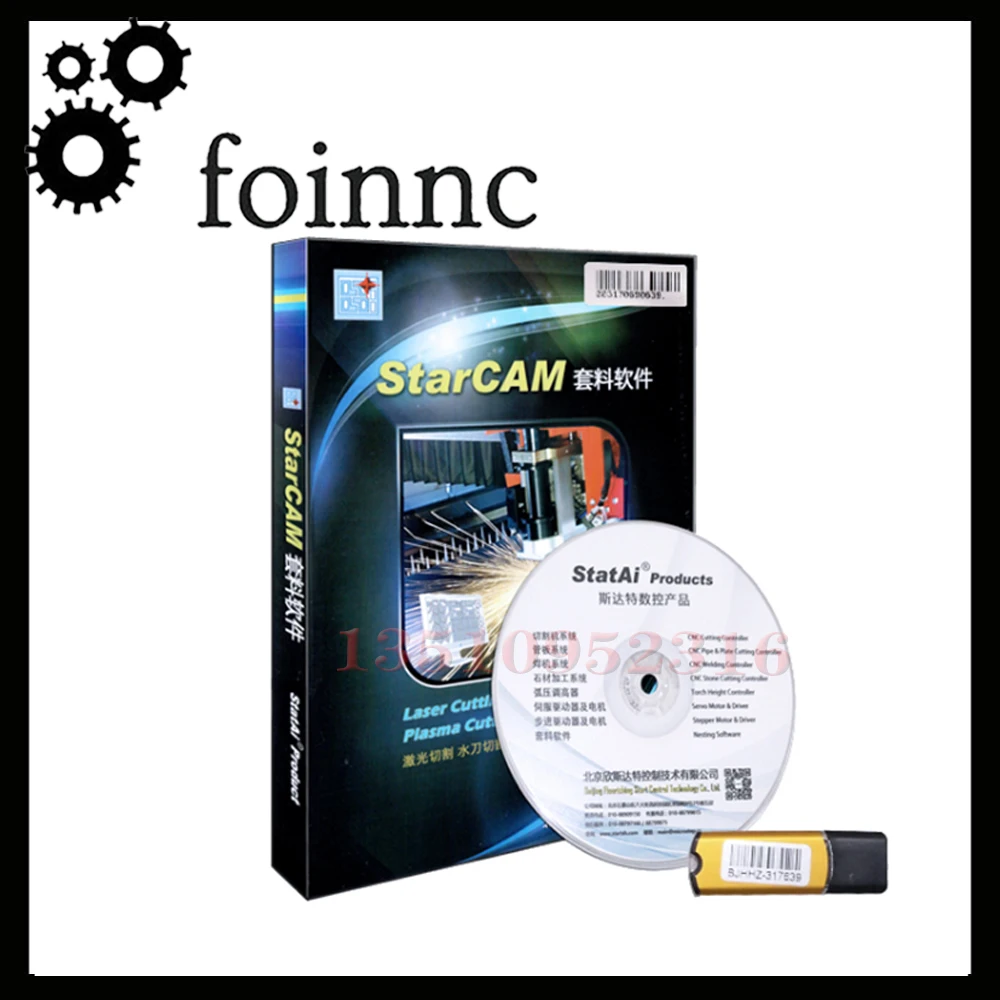 

Cnc Plasma Cutting Machine Starcam/Smartnest/Fastcam Programming Nesting Software Cnc Flame Cutting English Version