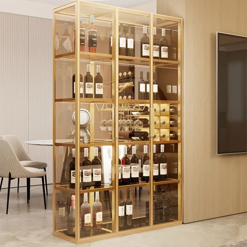 

Шкаф для спиртового бара для дома, угловой шкаф-витрина для сувениров со стеклянной дверью, мебель для ночного клуба, мини-диспенсер для спиртных напитков