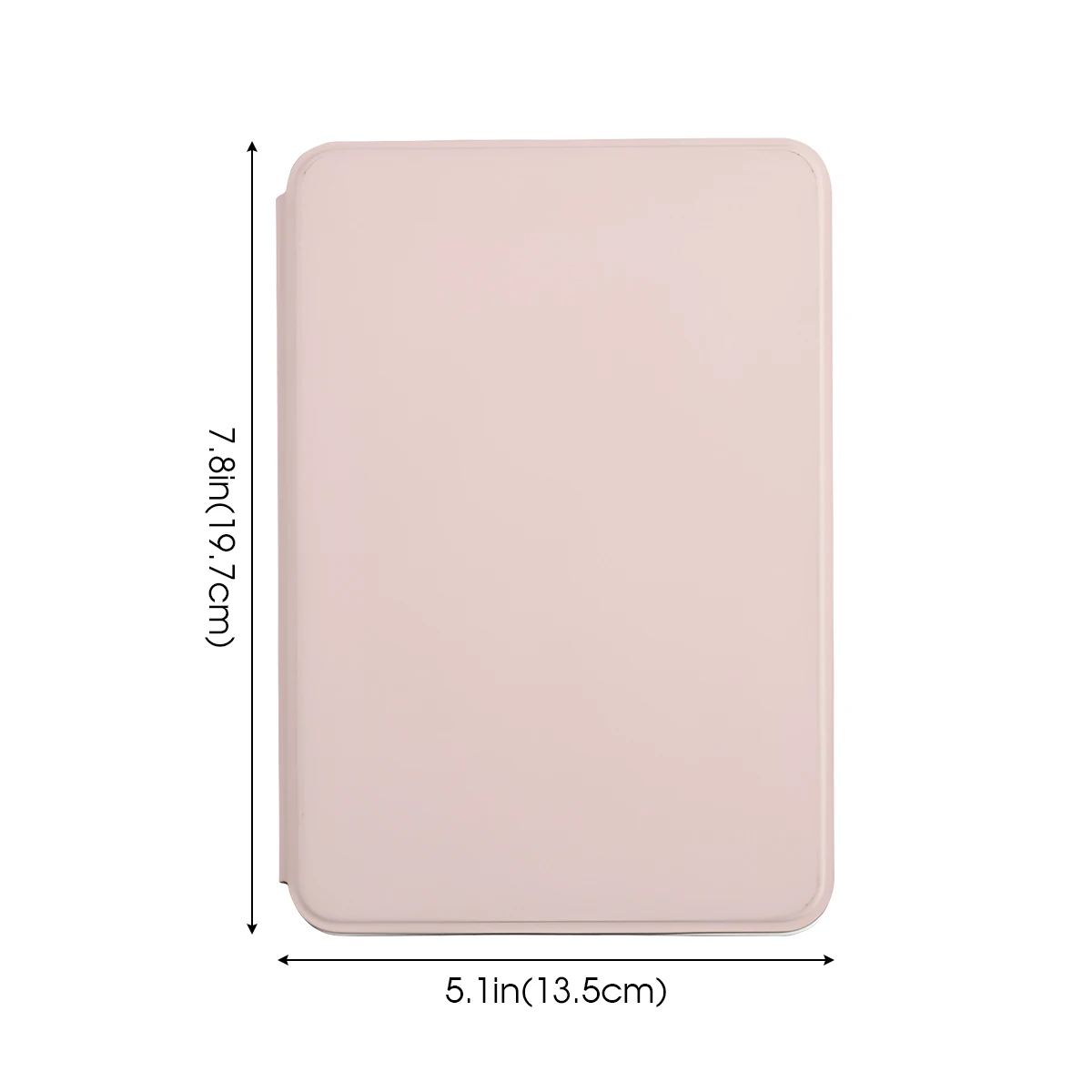 مرآة مكياج للسفر قابلة للطي بإضاءة LED، 3 ألوان، أوضاع إضاءة USB قابلة لإعادة الشحن، شاشة لمس محمولة على سطح الطاولة، مرآة لمستحضرات التجميل باللون الأبيض #2